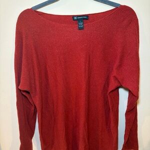 INC International Concepts Red Sweater